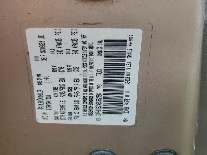 2002 DODGE RAM 1500 #3305593104