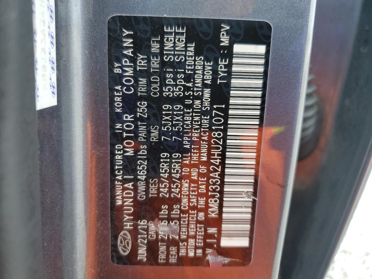 HYUNDAI TUCSON LIMITED