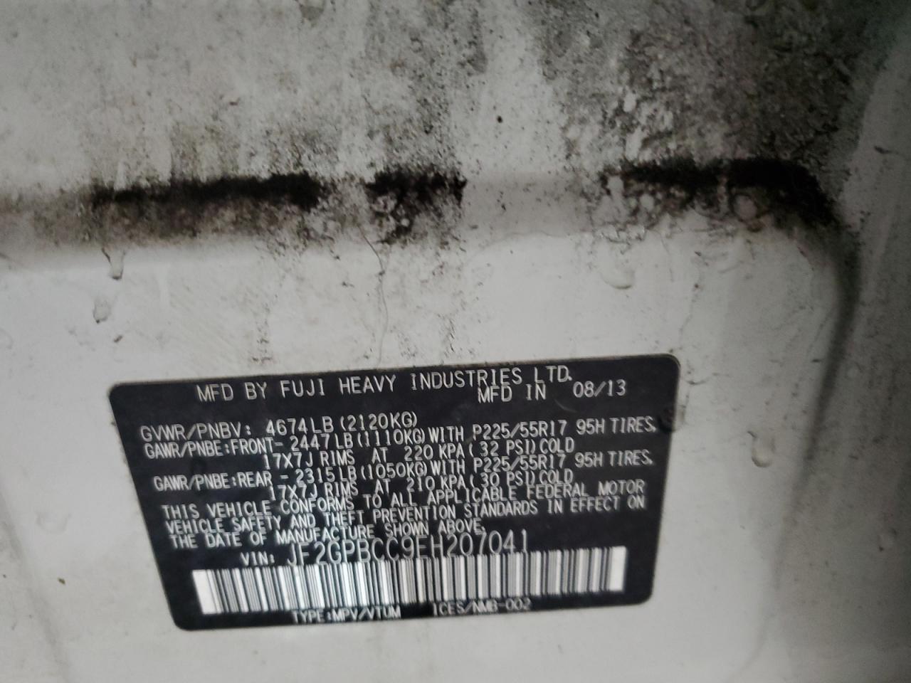 SUBARU XV 2.0I HYBRID