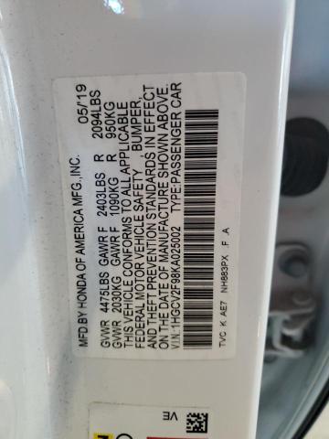 2019 HONDA ACCORD TOU #3308484284