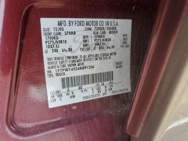 2004 FORD F150 SUPER #3303796436