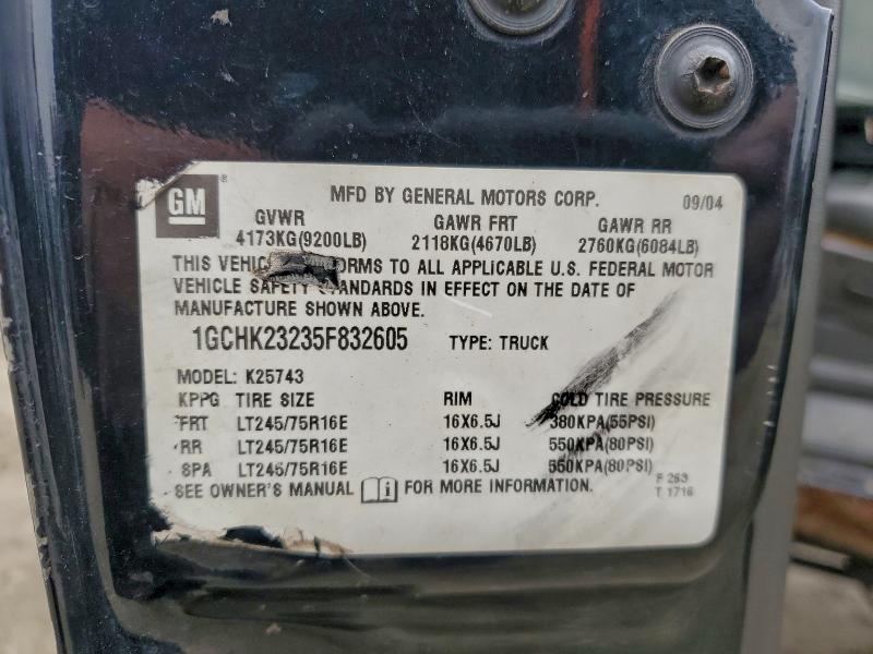 2005 CHEVROLET SILVERADO #3296891895