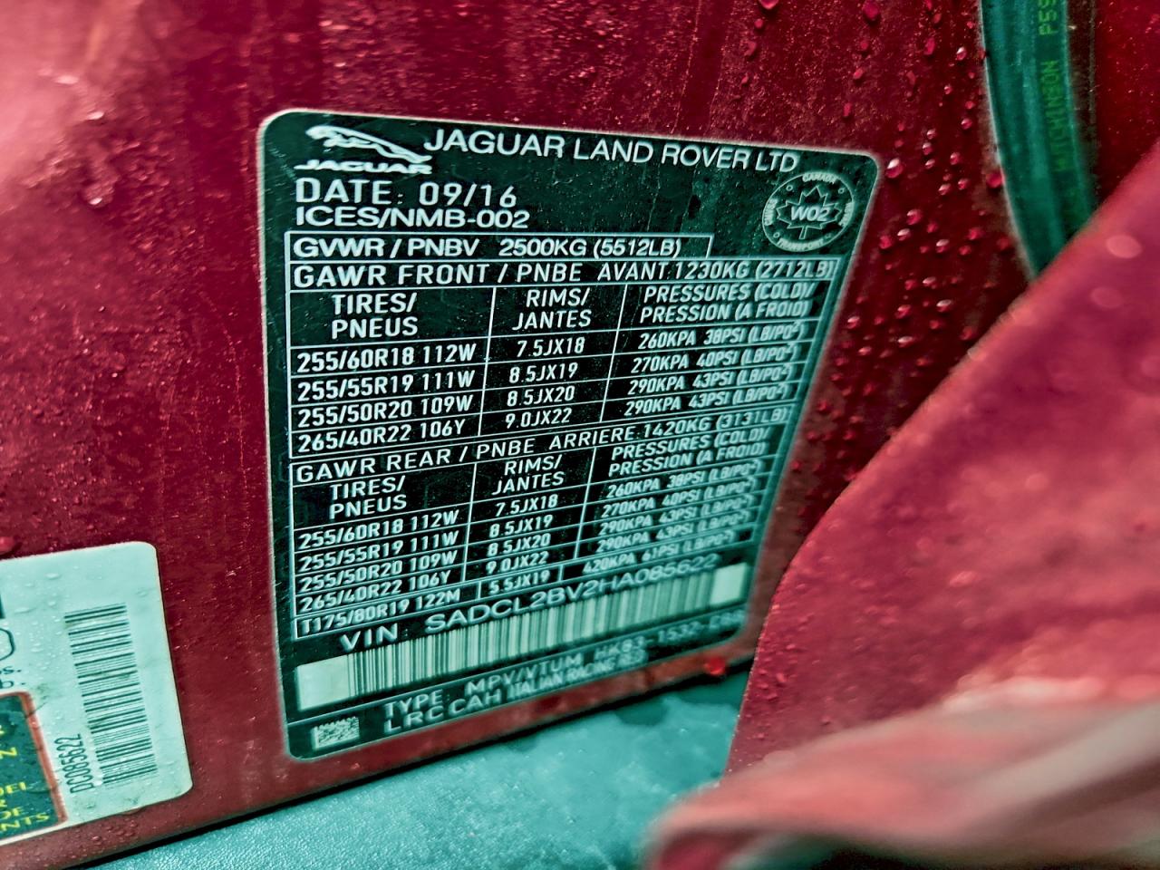 JAGUAR F-PACE R - SPORT