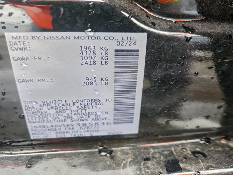 2024 NISSAN ALTIMA S #3316100284