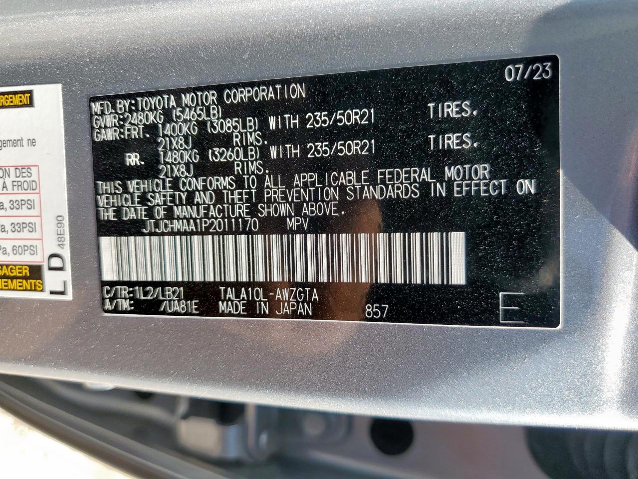 LEXUS RX 350 PREMIUM