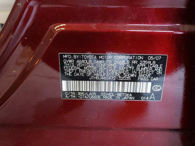 2007 LEXUS ES 350 #3284998924