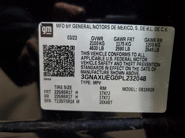 2023 CHEVROLET EQUINOX LT #3301653641