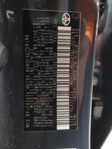 2025 TOYOTA COROLLA LE #3297966779