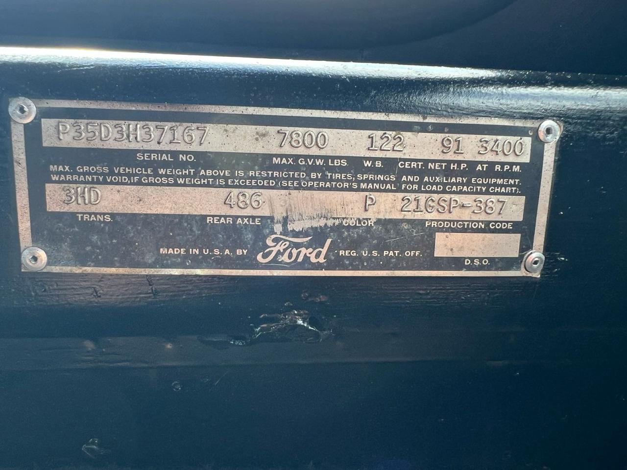 Lot #3281423030 1953 FORD 350 STEPVA