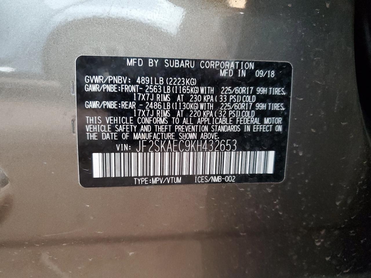 SUBARU FORESTER PREMIUM