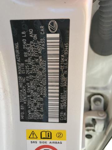 2018 LEXUS ES 350 #3292542687