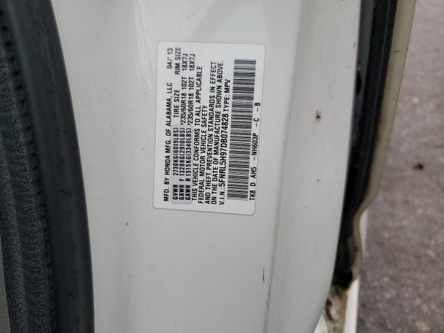 2013 HONDA ODYSSEY TO - 5FNRL5H97DB074828