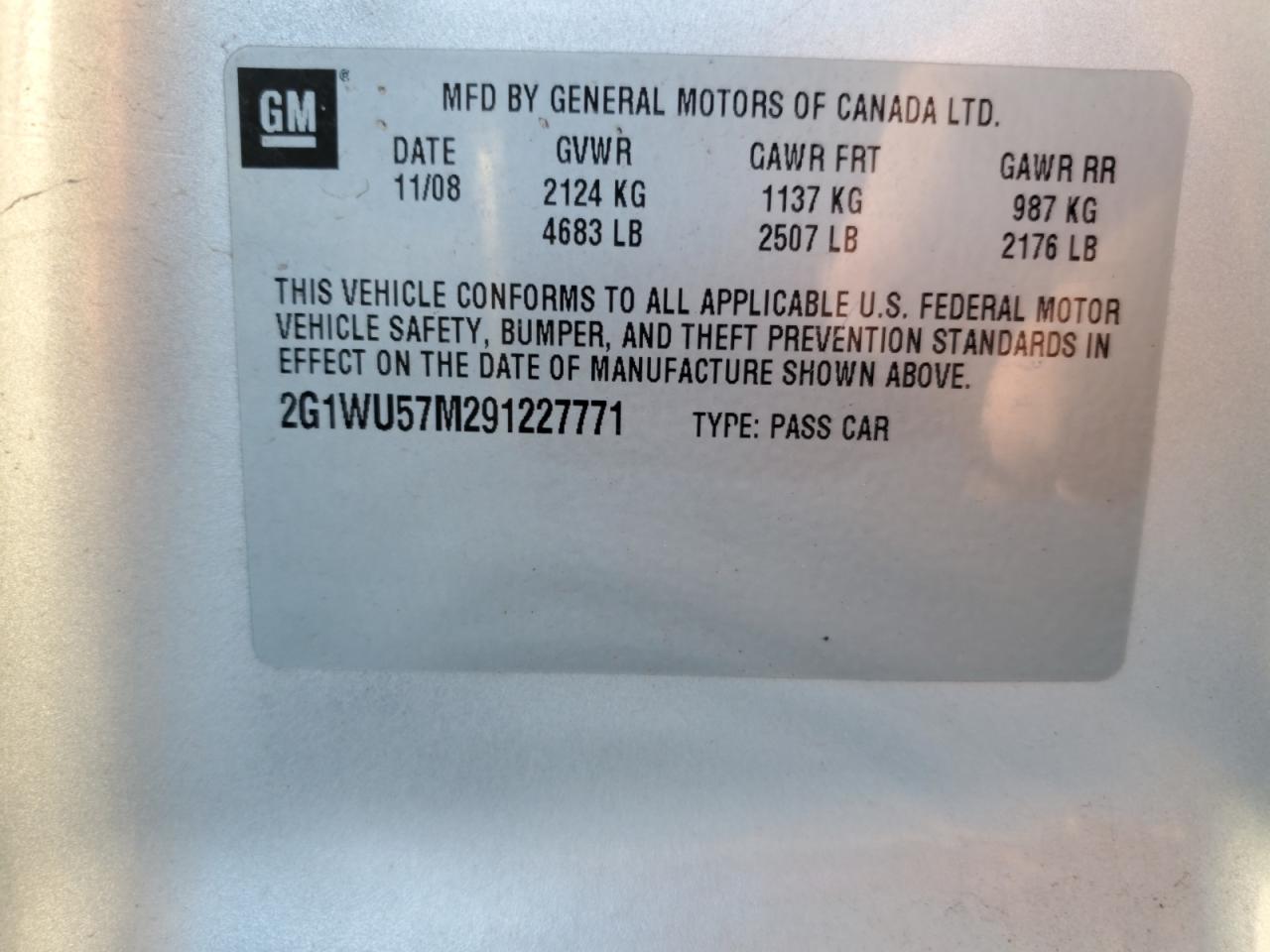 Lot #3301844377 2009 CHEVROLET IMPALA LTZ