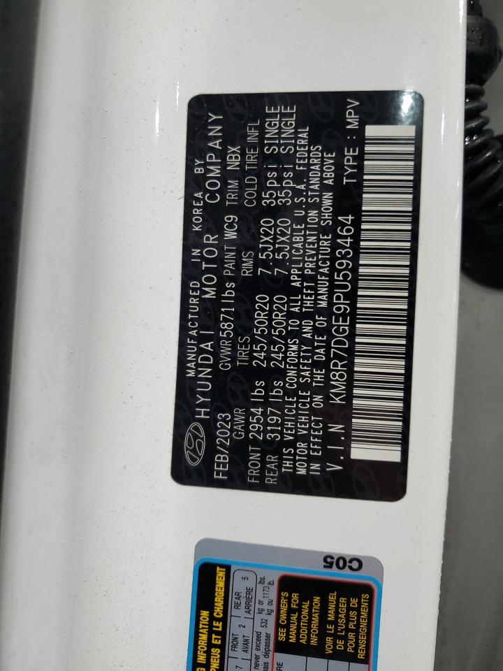 Lot #3302691006 2023 HYUNDAI PALISADE C