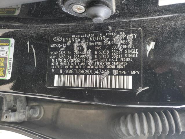 2013 HYUNDAI TUCSON GLS - KM8JU3AC8DU547448