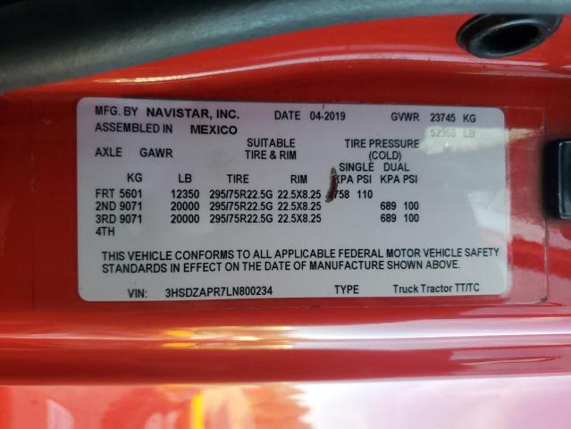 2020 INTERNATIONAL LT625 #3303750436