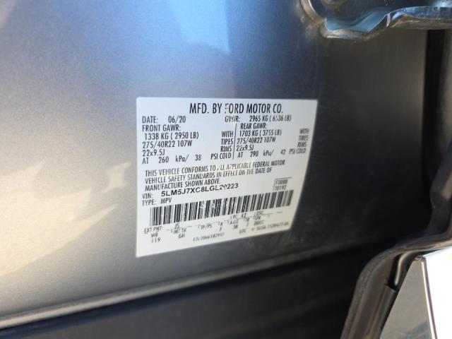 2020 LINCOLN AVIATOR RE 5LM5J7XC8LGL29223