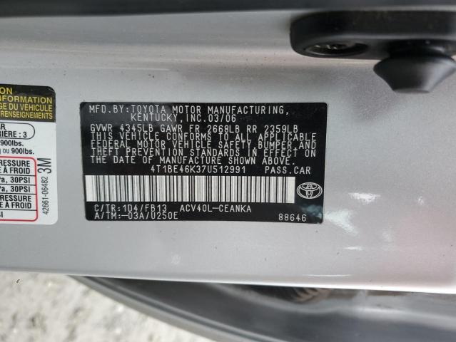 2007 TOYOTA CAMRY #3284169556