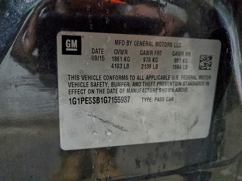 2016 CHEVROLET CRUZE LIMI #3302889902