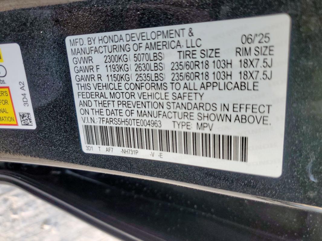 2026 HONDA CR-V SPORT #3296214406