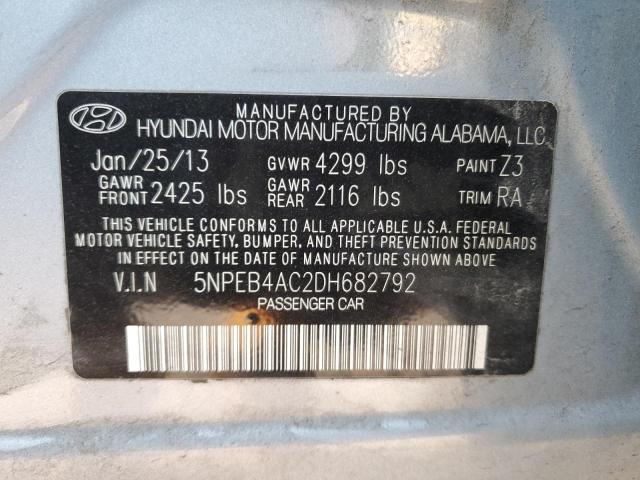 2013 HYUNDAI SONATA GLS #3296314459