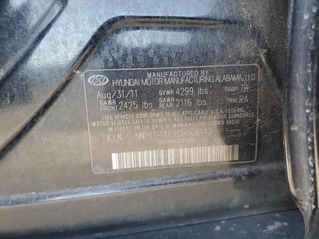 2012 HYUNDAI SONATA GLS #3309173707