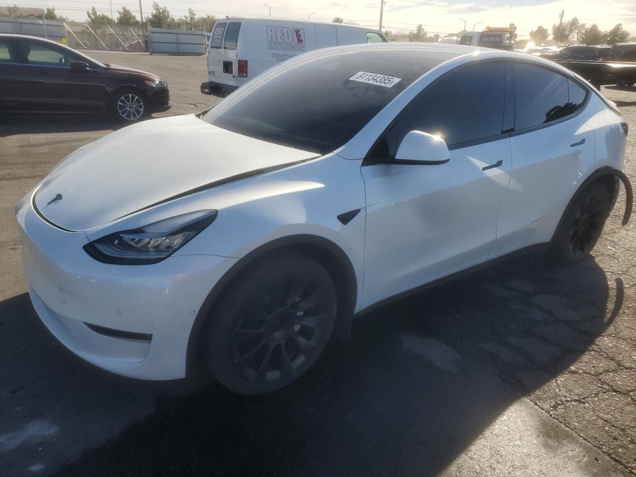 Lot #3303185783 2022 TESLA MODEL Y