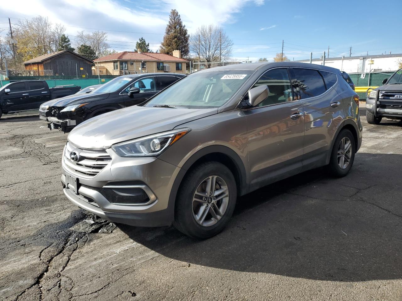 Lot #3279720913 2017 HYUNDAI SANTA FE S