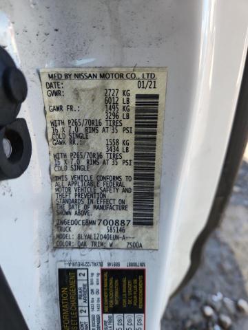 2021 NISSAN FRONTIER S #3294212276