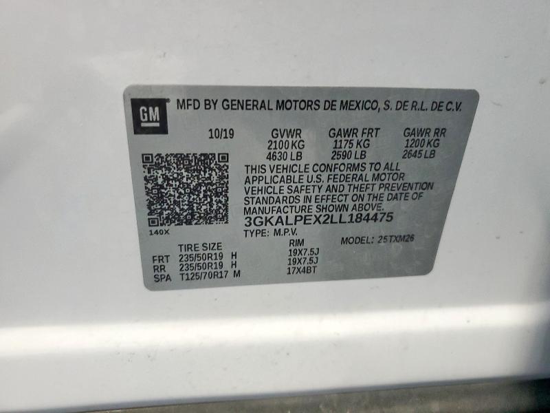 2020 GMC TERRAIN SL #3301653672