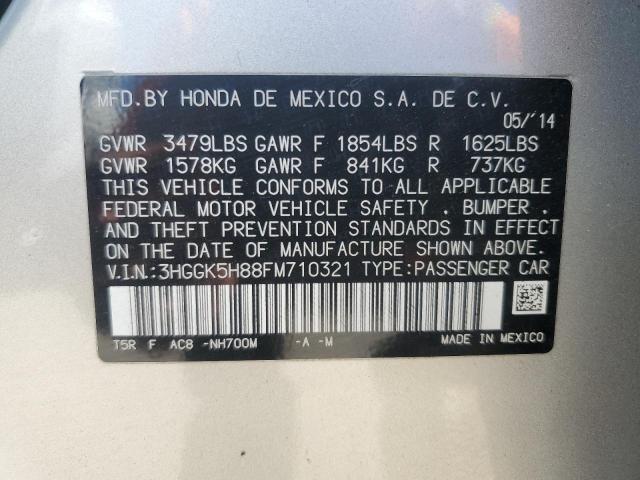 2015 HONDA FIT EX - 3HGGK5H88FM710321