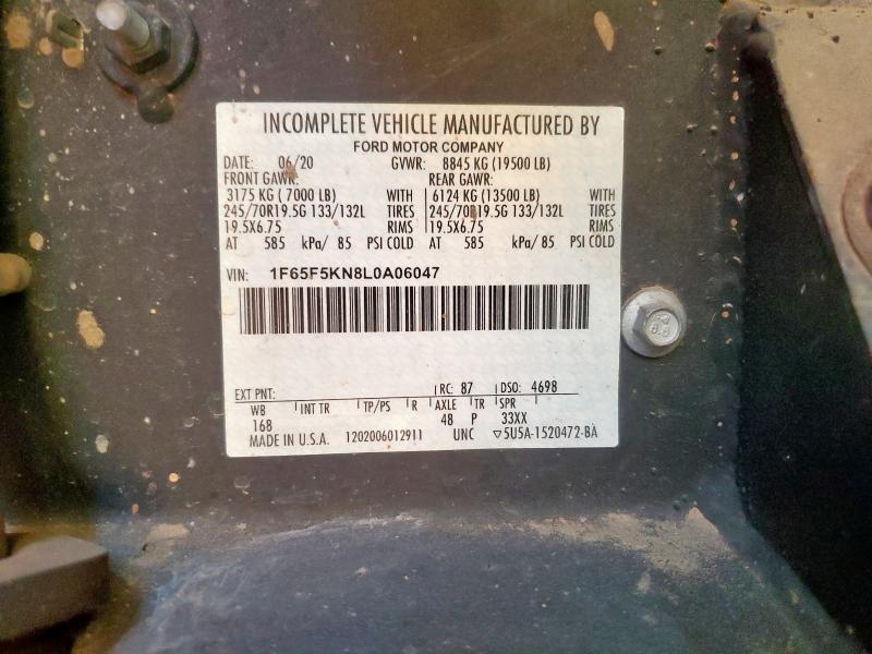 2020 FORD UNKNOWN #3311747719