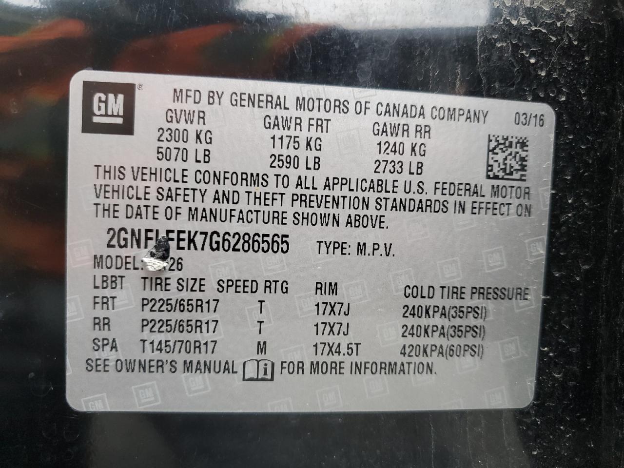 CHEVROLET EQUINOX LT