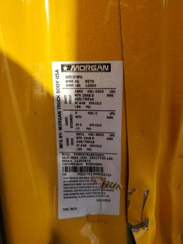 2022 GMC SAVANA CUT #3291215961