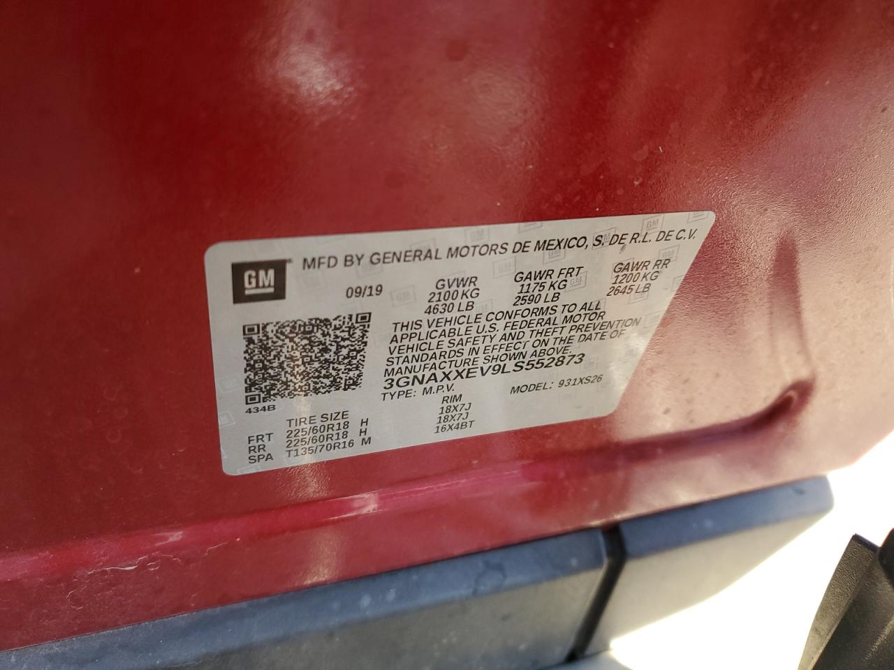 CHEVROLET EQUINOX PREMIER