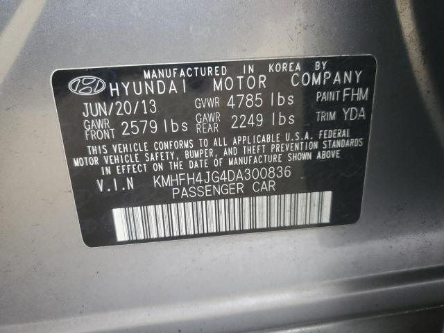 2013 HYUNDAI AZERA GLS #3292379285