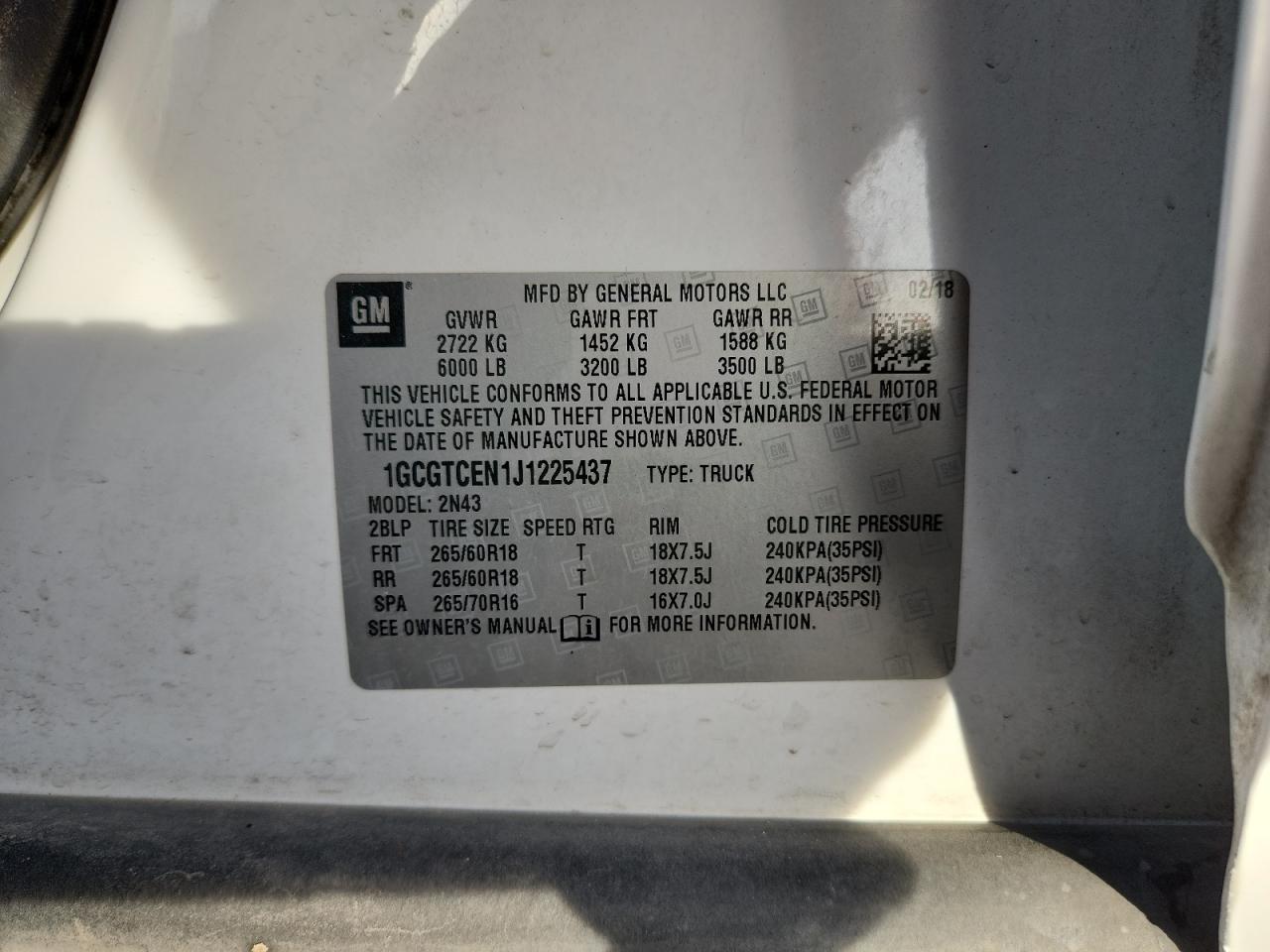 CHEVROLET COLORADO LT