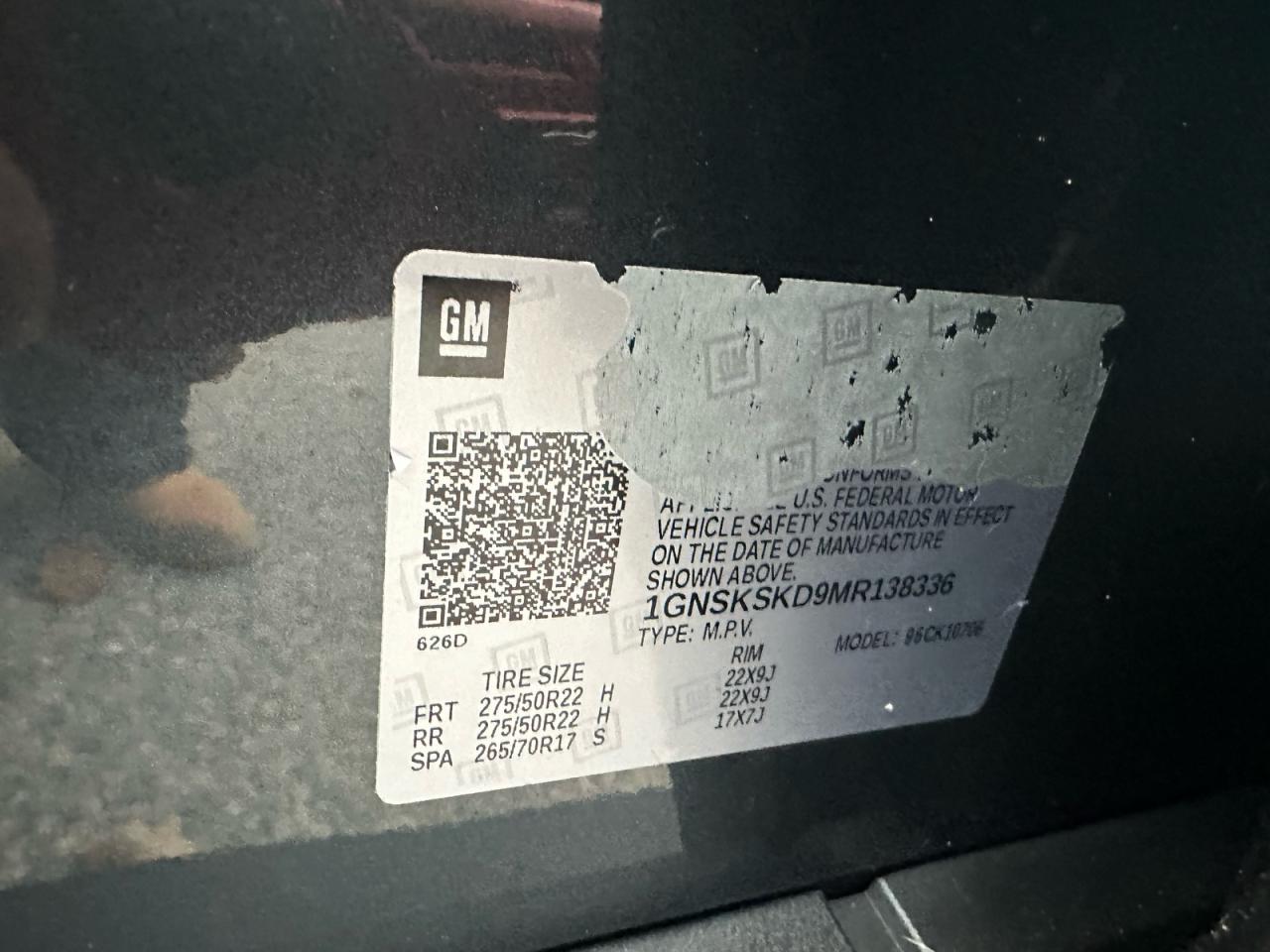 CHEVROLET TAHOE K1500 PREMIER