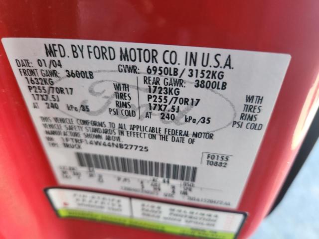 2004 FORD F150 #3297262378