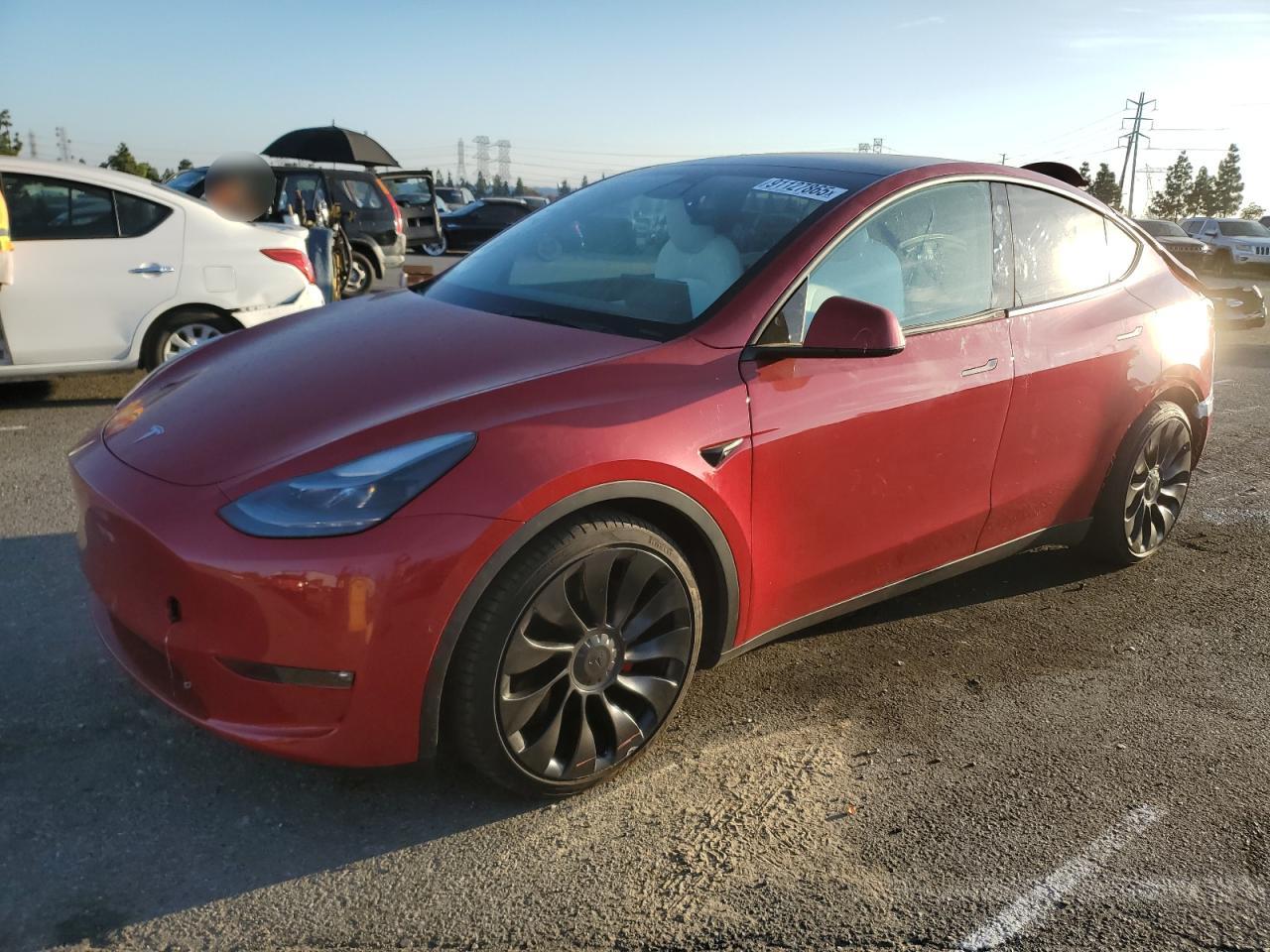 Lot #3291550925 2022 TESLA MODEL Y