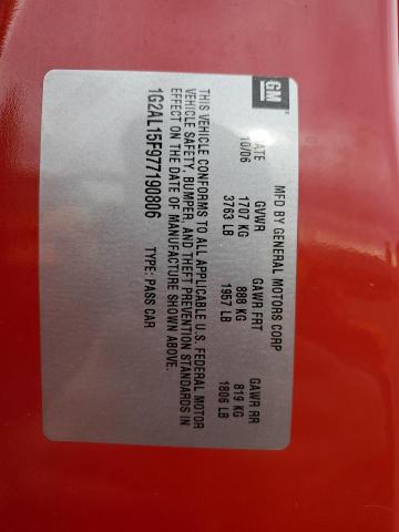 2007 PONTIAC G5 #3285748674