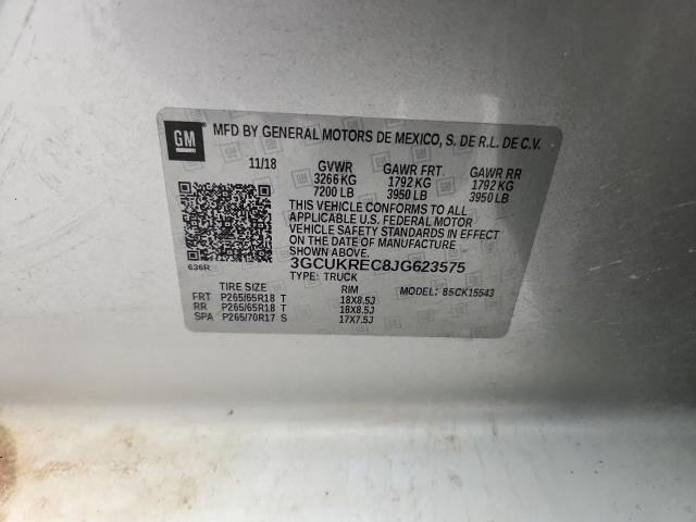 2018 CHEVROLET SILVERADO #3304703933