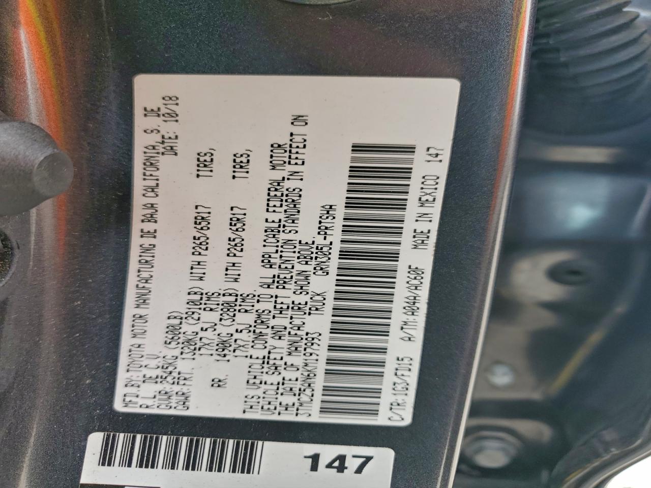 TOYOTA TACOMA DOUBLE CAB