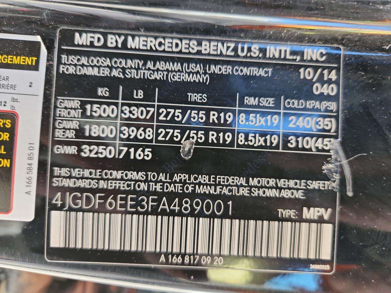 MERCEDES-BENZ GL-CLASS 450 4MATIC