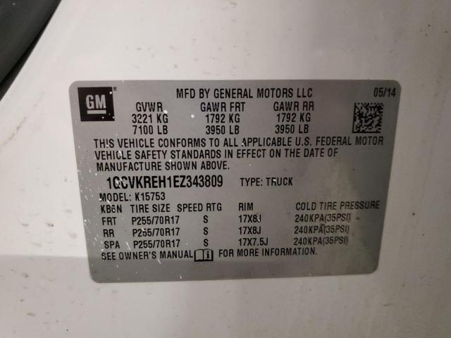 2014 CHEVROLET SILVERADO #3310339975