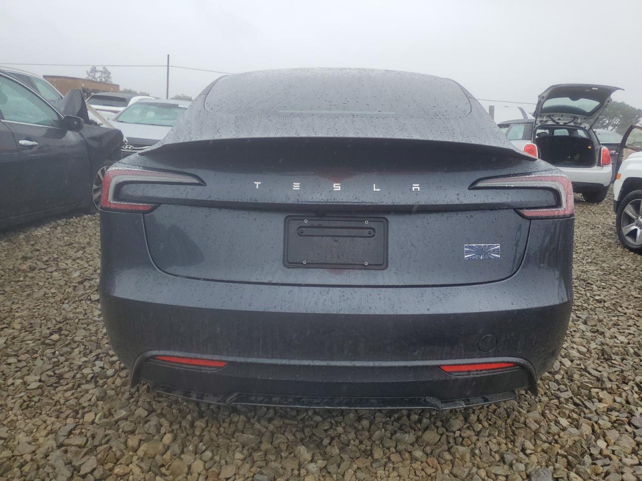 Lot #3317026076 2024 TESLA MODEL 3