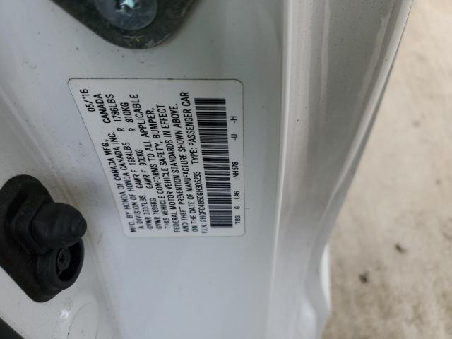 2016 HONDA CIVIC LX #3293524417