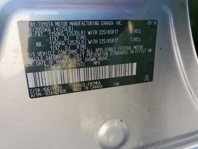 2018 TOYOTA RAV4 ADVEN #3290405823