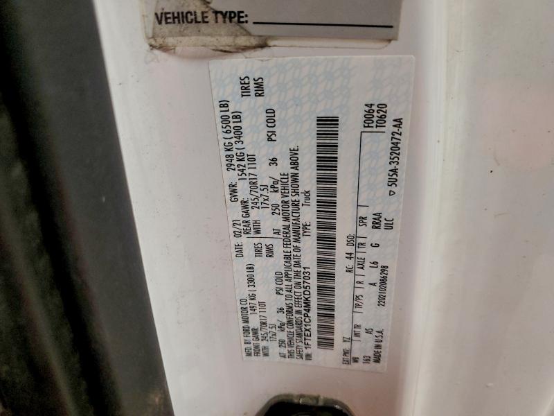 2021 FORD F150 SUPER #3305424436