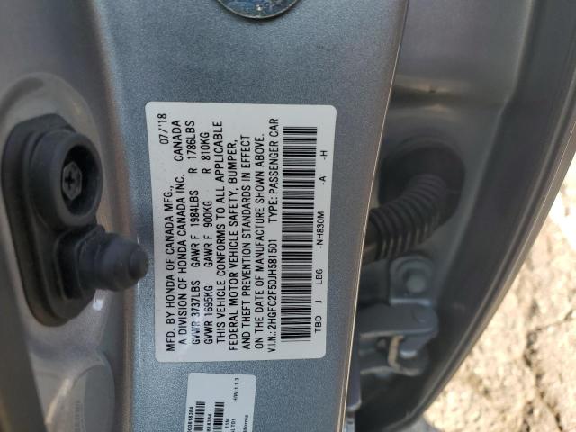 2018 HONDA CIVIC LX #3315738365